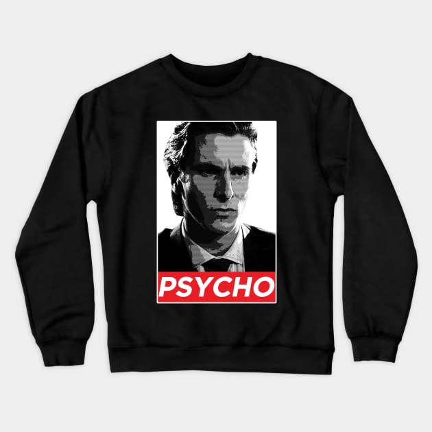 American Psycho Pat Bateman Crewneck Sweatshirt by VictorVV